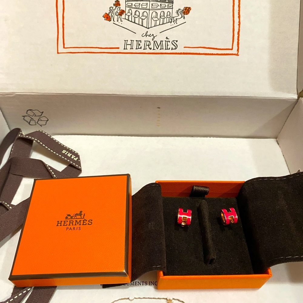 Hermes Mini Pop H earrings